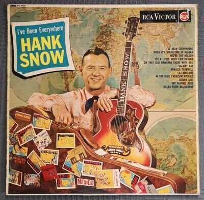 Hank Snow I've Been Everywhere LP (RCA Victor RD-7607) 1963 Mono