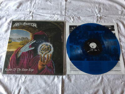 Helloween - Keeper Of The Seven Keys Part 1 - 12" Blue Vinyl Noise 1987 Germany