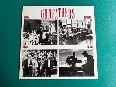 The Godfathers Birth School Work Death 12” Vinyl LP 80s