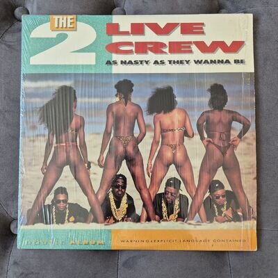 The 2 Live Crew As Nasty As They Wanna Be 2 LP Vinyl 1989 Pressing Skywalker