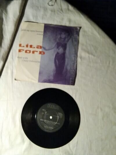 LITA FORD/OZZY OSBOURNE CLOSE MY EYES FOREVER 7 INCH VINYL SINGLE RCA PB49409