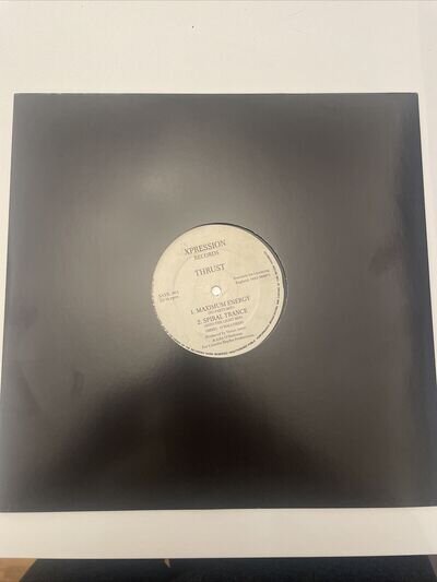 Thrust / Psychic Phenomena – Maximum Energy - 12″ VINYL - Xpression 1991