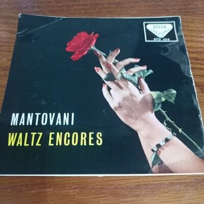 MANTOVANI Waltz Encores EP 7" Picture Sleeve VG/VG