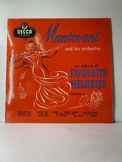 Mantovani and his Orchestra: An Album of Favourite Melodies Vol. 2 12” Vinyl LP