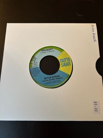 MITCH RYDER BREAKOUT 7 INCH VINYL re issue soul uk 45