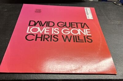 David Guetta - Love Is Gone Remixes - 12” Vinyl Single - Picture Sleeve Free P&P