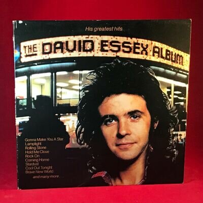 The David Essex Album 1978 Vinyl LP Rock On lamplight greatest hits best of