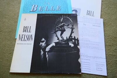 BILL NELSON – THE LOVE THAT WHIRLS LP + LA BELLE ET LA BETE LP – Nr MINT UK