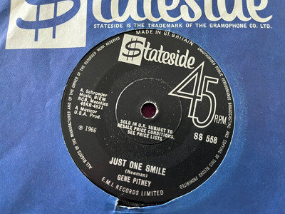 Gene Pitney - Just One Smile /The Boss's Daughter- Stateside SS 558 - 1966 - Ex