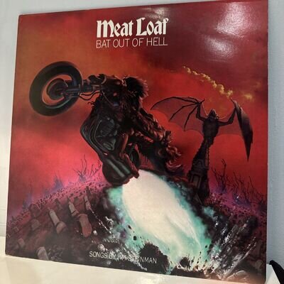 MEAT LOAF bat out of hell LP, EPC 82419 , vinyl, album, with lyric insert