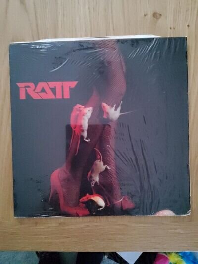 Ratt ratt debut ep 12" usa original time coast issue b & w back cover unplayed