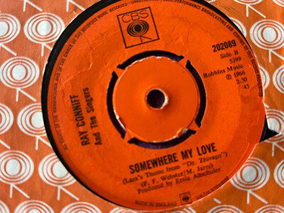 Ray Conniff & Singers - Somewhere My Love - CBS 202089 - 1966 - Ex