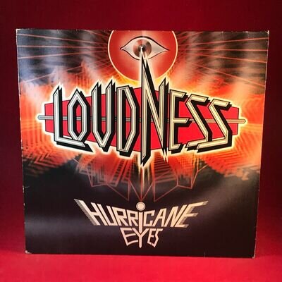 LOUDNESS Hurricane Eyes 1987 UK issue vinyl LP S.D.I. This Lonely Heart original