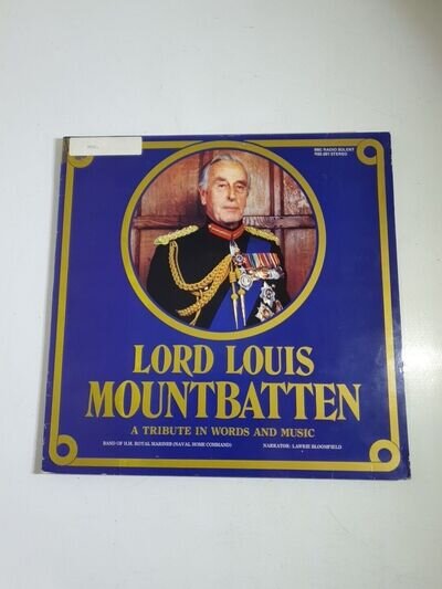 Vintage LORD LOUIS MOUNTBATTEN Tribute 2-LP BBC Radio Solent (With Rare Flyer)