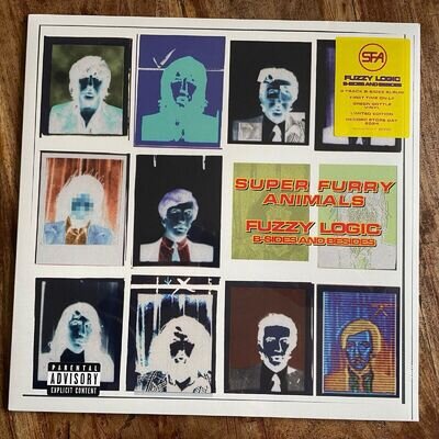 SUPER FURRY ANIMALS - FUZZY LOGIC - B-SIDES NEW GREEN VINYL LP / LTD EDITION