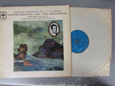 Mahler Symphony No 3 In D Minor Leonard Bernstein VINYL - £3.25 UK POST