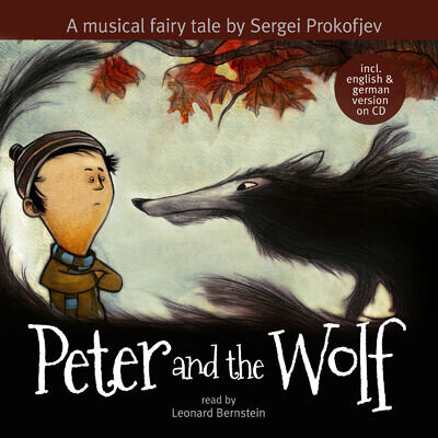 Lp Peter and the Wolf Read by Leonard Bernstein Lp Plus Bonus Cd