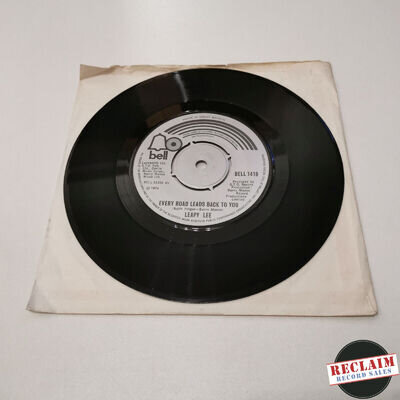 leapy lee every road leads back to you 7" vinyl record very good condition