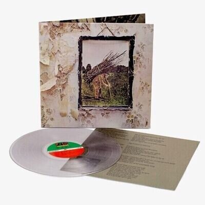 LED ZEPPELIN - LED ZEPPELIN IV CRYSTAL CLEAR DIAMOND VINYL LP - 4 Symbols (New)