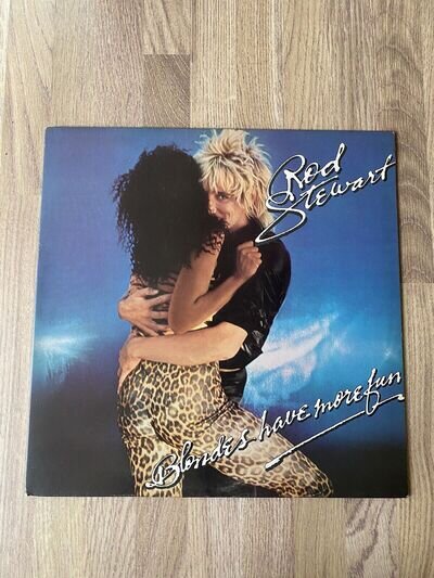 Rod Stewart Blondes Have More Fun Gatefold LP Album Vinyl Record RVLP 8 1978