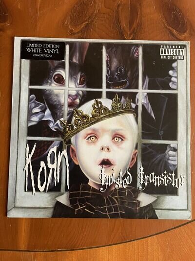 Korn Twisted Transister 2005 UK Vinyl 7” White Limted Edition