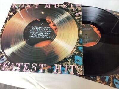 ROXY MUSIC “”GREATEST HITS” ORIG. 1977 UK VINYL LP COMP. EXC/EXC