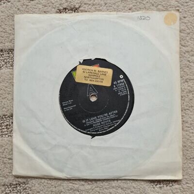 Rose Royce Is It Love You're After 45rpm Vinyl Record