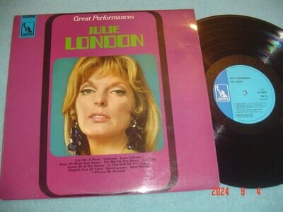 Julie London-Great Performances-12" LP Album-Liberty 1968-LBL 83049-EX