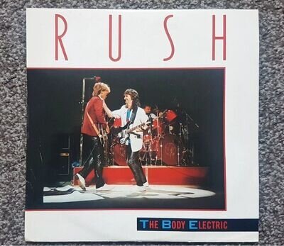 Rush - The Body Electric 1984 UK Limited Edition 10" Translucent Red Vinyl NM