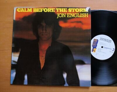 Jon English Calm Before The Storm 1980 NM Vinyl + inner Frituna FRLP-168