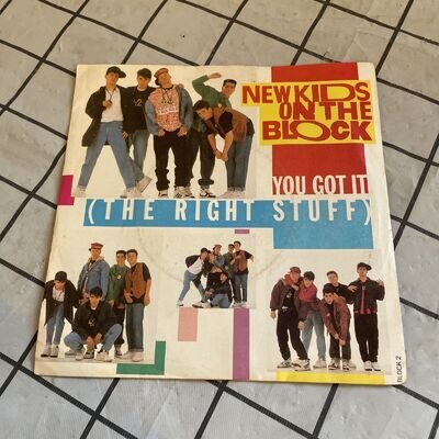 New Kids On The Block – You Got It (The Right Stuff) - 7" Single 1988 CBS BLOCK2