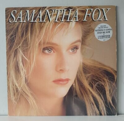 Samantha Fox – Samantha Fox - UK 1987 LP Album Vinyl Record - Jive – HIP 48