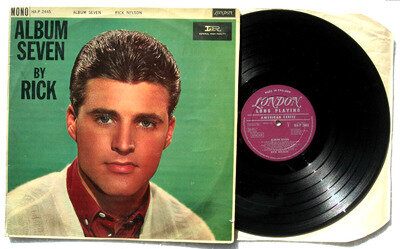 RICK NELSON * Album Seven By Rick * LP LONDON 1962 (UK 1st) 1B/1B