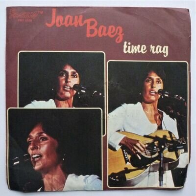 Joan Baez Time Rag 7" Portrait PRT5759 EX/VG 1977 Italian pressing in picture sl