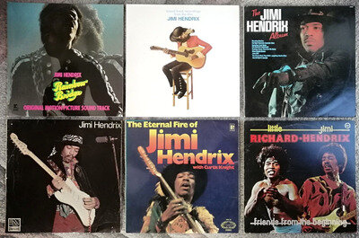 Jimi Hendrix Vinyl LP Collection.