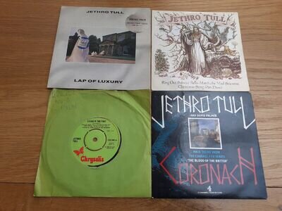 Jethro Tull – 7" Vinyl Single Collection x 5 Very Good + Condition