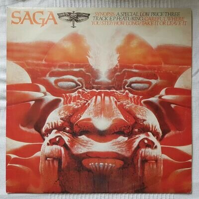 SAGA Synopsis EP UK pressing 12" Careful Where You Step