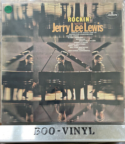 JERRY LEE LEWIS : Rockin' With Jerry Lee Lewis. MERCURY 6336 300. 1970. EX / EX