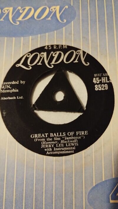 JERRY LEE LEWIS - GREAT BALLS OF FIRE - LONDON - TRI CENTRE - ROCK 'N' ROLL -EX+