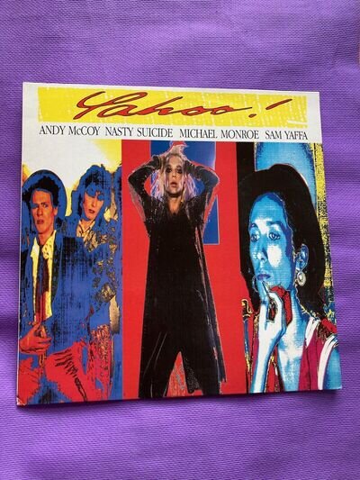 YAHOO! Andy McCoy Nasty Suicide Michael Monroe Sam Yaffa VINYL ALBUM Hanoi Rock