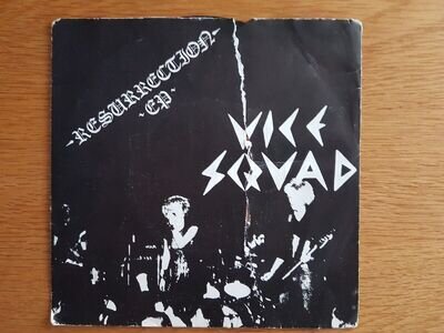 VICE SQUAD - RESURRECTION E. P 7" PUNK VINYL - Riot City Recs 1981 VGC+