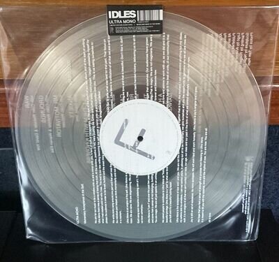 IDLES Vinyl - Ultra Mono Limited Edition Clear Vinyl Mint Condition