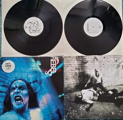 Satyricon Rebel Extravaganza LP + 12" 1st PRESS 1999 Darkthrone Marduk VG/NM