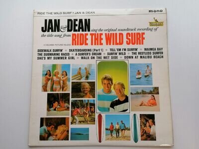 JAN AND DEAN RIDE THE WILD SURF ORIGINAL UK 1964 LP