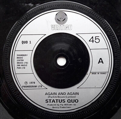 Status Quo - Again And Again 7", Single, Sil Very Good Plus (VG+)