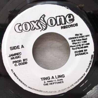 The Heptones - Ting A Ling - 7" Vinyl Single - Coxsone Records Jamaica - Reggae