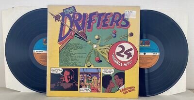 The Drifters - 24 Original Hits - Double Vinyl LP 1975 Atlantic Records K 60106