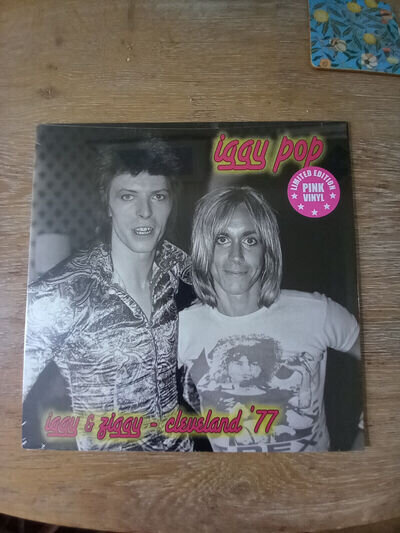 Iggy Pop - Iggy & Ziggy - Cleveland '77 (US issue, ltd pink vinyl) Mint & Sealed