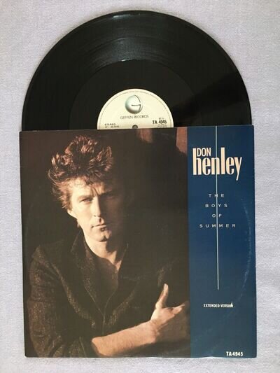 DON HENLEY 12"SINGLE: THE BOYS OF SUMMER (EXTENDED VERSION) *MINT*