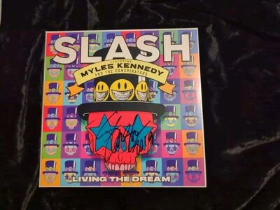 Slash Signed Living The Dream Album LP 2018 New Mint Autograph Red Vinyls